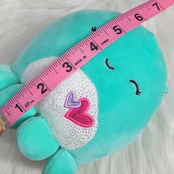 Squishmallows 6 Inch Bright Blue Valentines Day Octopus Plush Stuffed Animal Toy - Picture 15 of 15